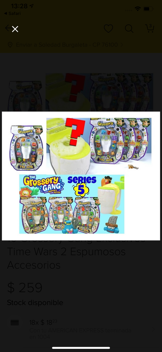 Grossery Gang Time Wars temporada 5 Gubetes