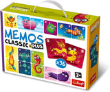 Juego de Mesa Infantil Memos Classic and Plus Pequeños Monstruos.Trefl