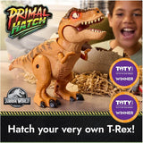 Primal Hatch Jurassic World, Juguete de Huevo y Dinosaurio Interactivo.