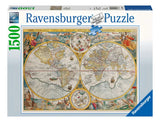 Rompecabezas Ravensburger Mapa Mundial Fantastico Con 1500 Piezas