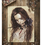 Rompecabezas 1000 Pz Favole: Rosa Oscura/ Heye