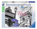Rompecabezas Ravensburger 16296 Paris Mi Amor 1500 Piezas