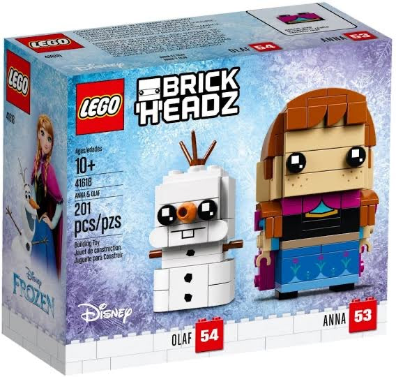 LEGO BrickHeadz Anna & Olaf, Frozen Disney (41618) – Gubetes